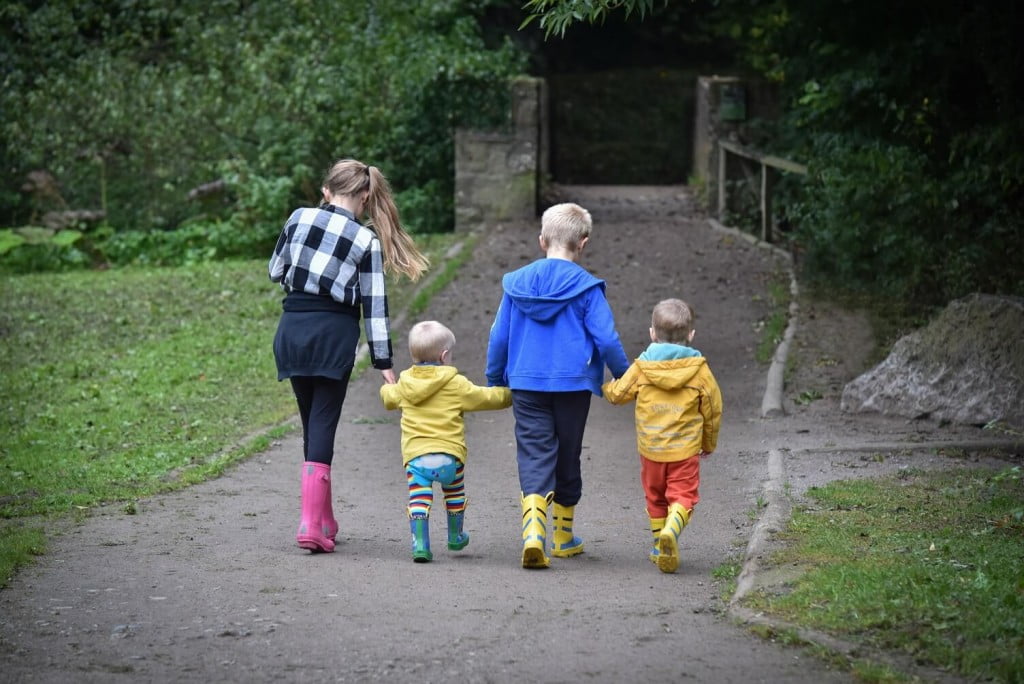 family walk