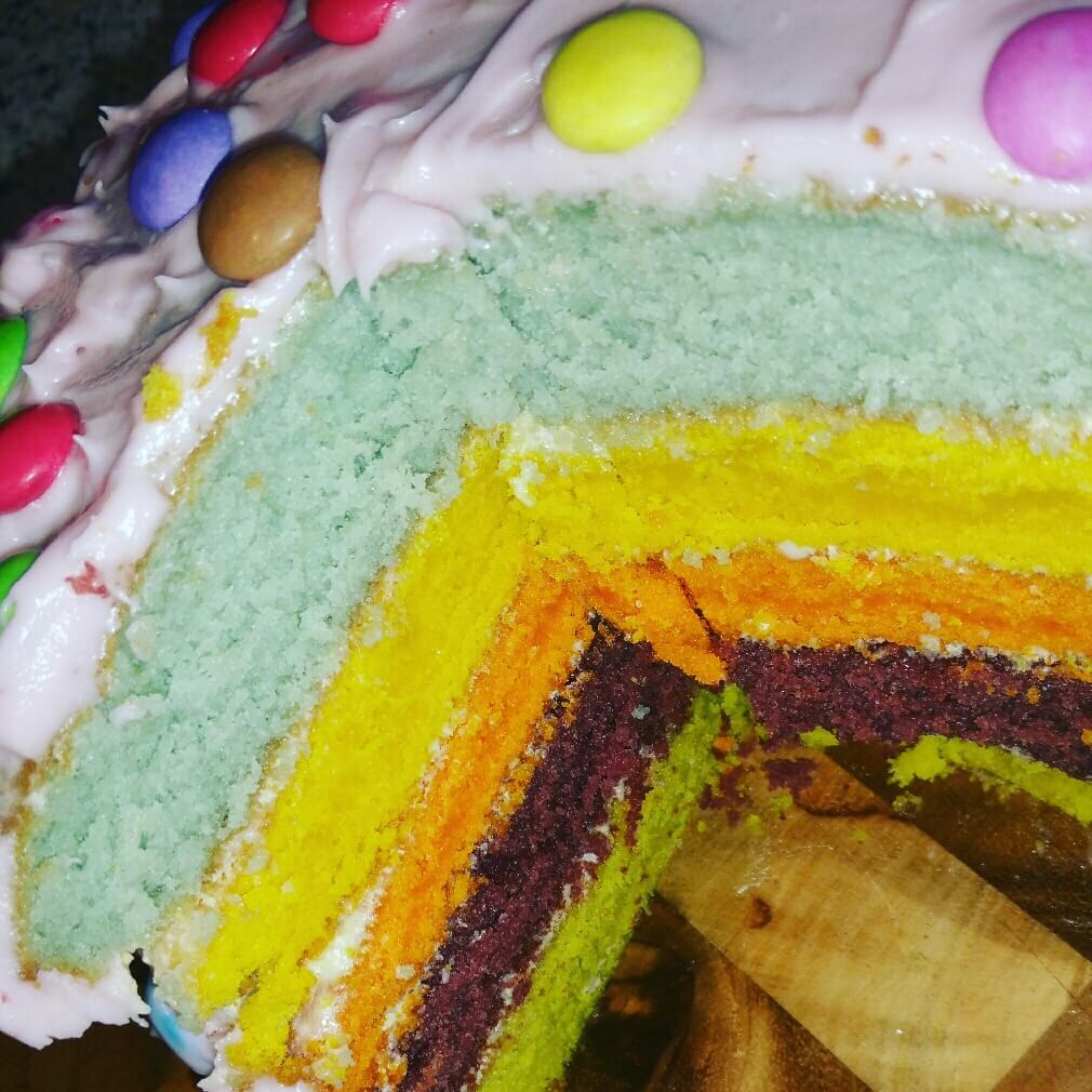 rainbow cake 