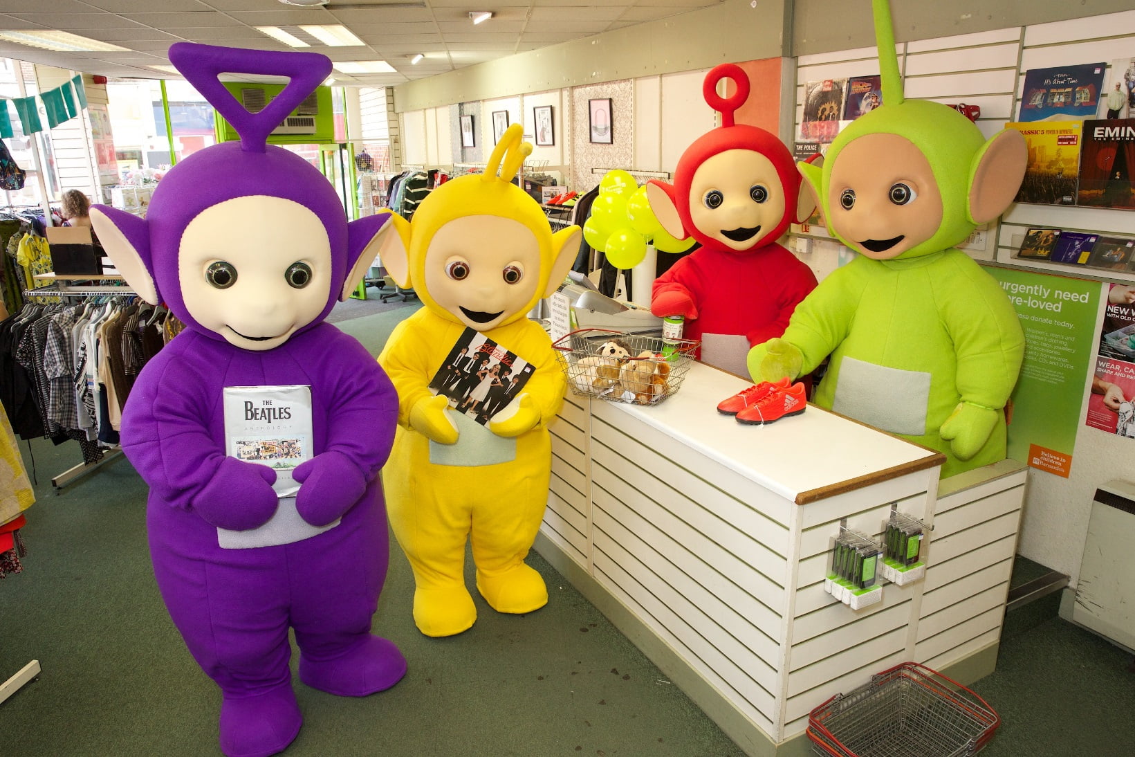 Barnardo's and the teletubbies