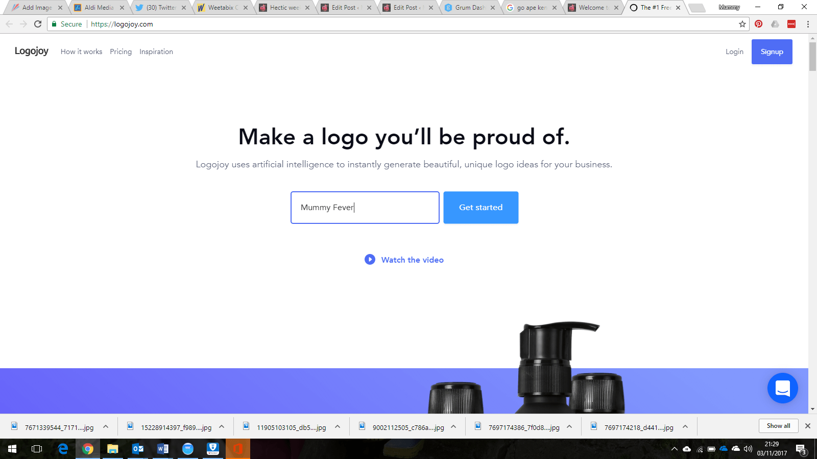 make your own logo