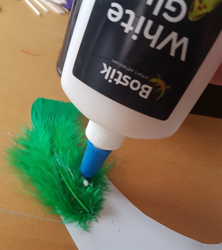 making a bird puppet