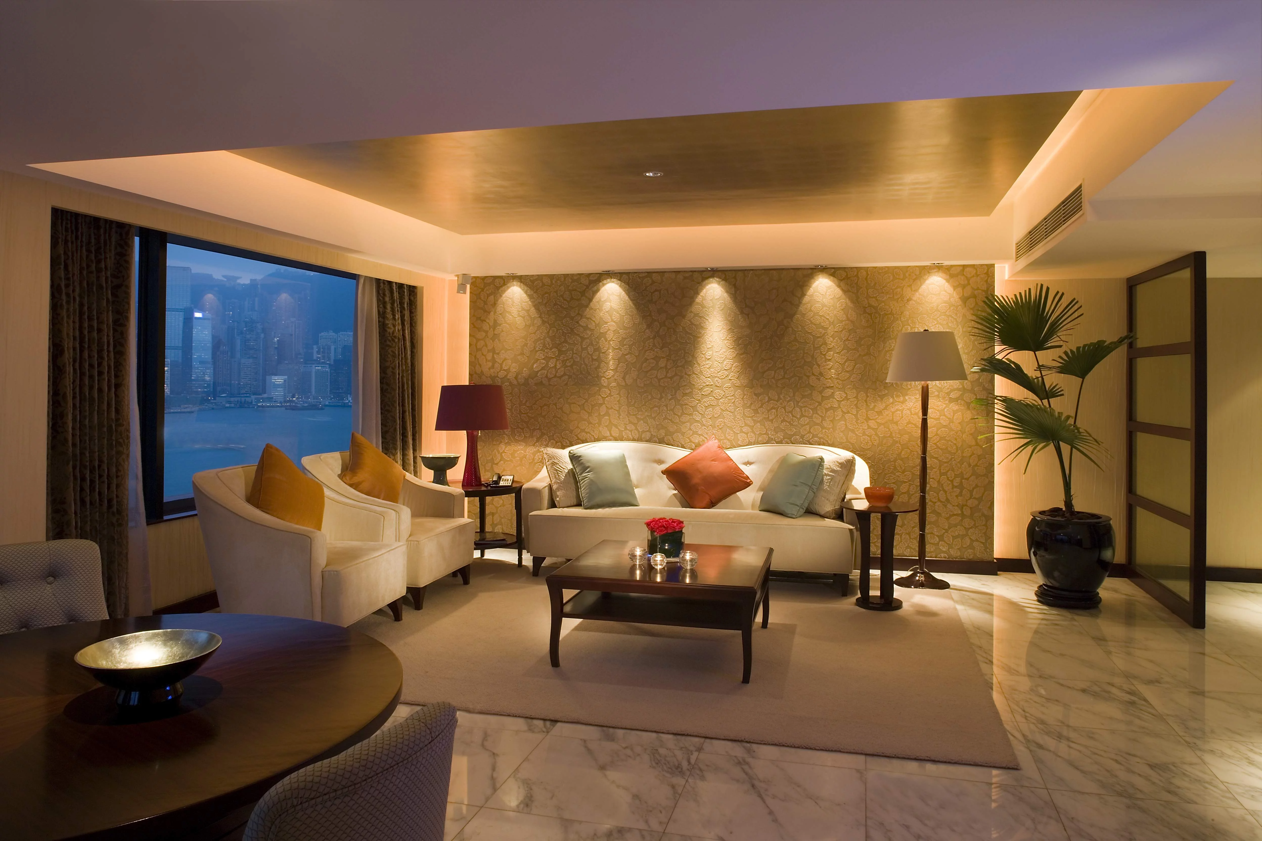 a stylish living room