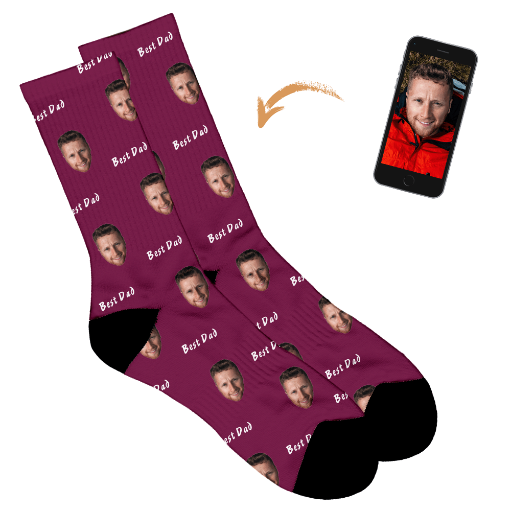 fathers day personalised socks