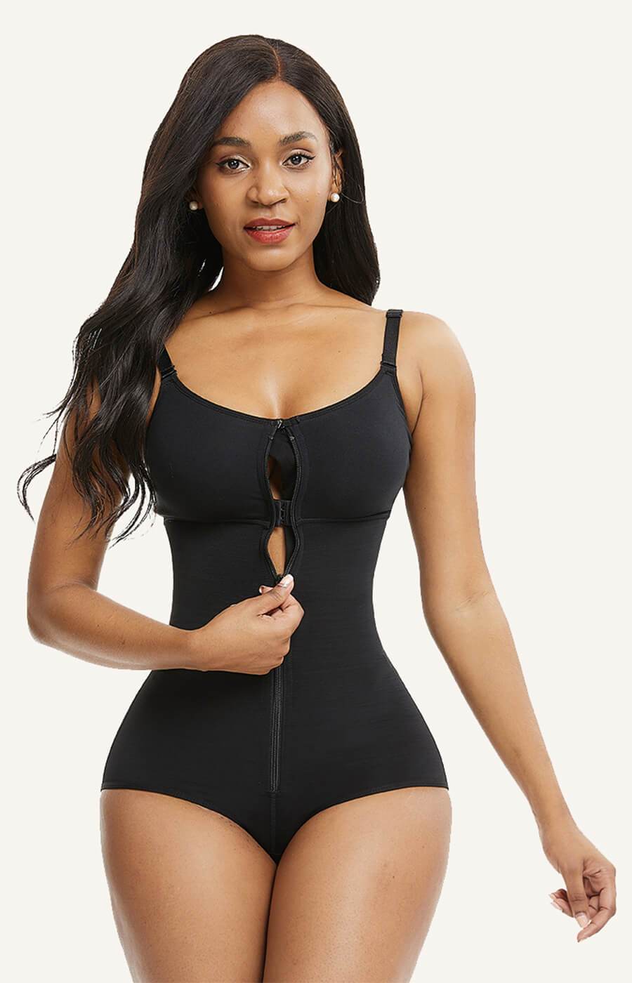 The AirSlim® Firm Tummy Compression Bodysuit Shaper With Butt