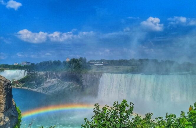 Rainbow over Niagara Falls
