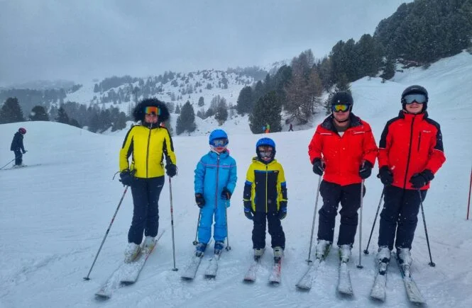 family ski holiday