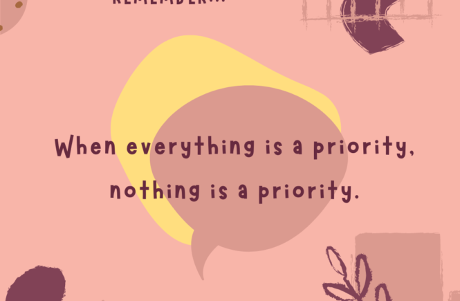 HOW TO PRIORITISE