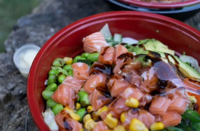 homemade poke bowls