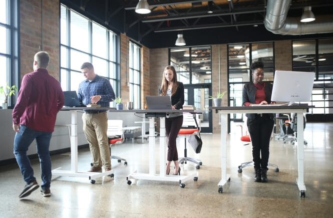 walking pads in the office