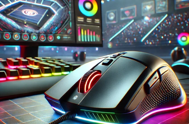 futuristic gaming mouse