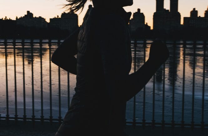 layering jogging clothing