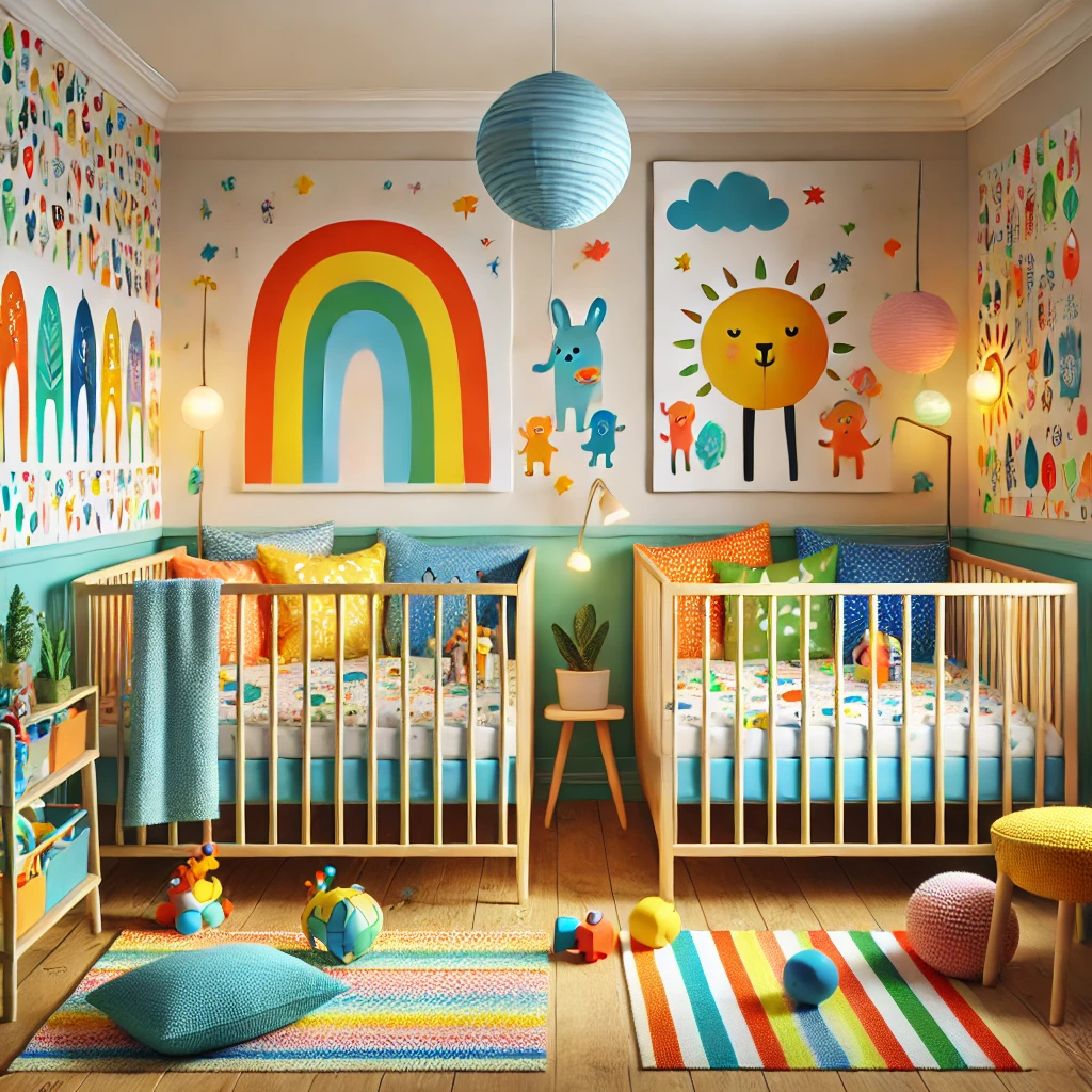 How to Design a Gender-Neutral Twins' Bedroom with Furniture - Mummy Fever